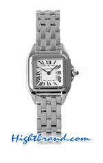 Cartier Panthere Stainless Steel Casing Ladies 22MM Swiss BVF Replica Watch 03