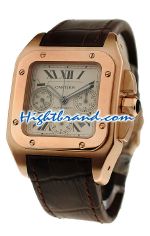 Cartier Santos 100 Swiss Replica Watch 15