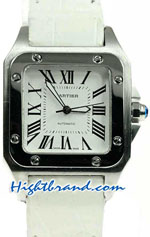 Cartier Santos 100 Swiss Mid Sized Watch 02