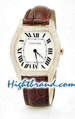 Cartier Tortue Swiss Mens Replica Watch