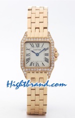 Cartier Santos Demioselle Replica Watch Gold Ladie