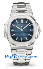 Patek Philippe Mens Blue Nautilus 5711 Swiss Replica Watch 01