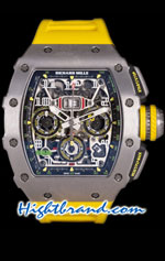 Richard Mille RM011-03 One Piece Black Forged Carbon Case Swiss Replica Watch 03