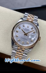 Rolex Datejust 36mm Two Tone Grey Fluted Motif Dial 3235 VSF Swiss Replica Watch 02