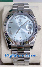 Rolex Day Date II Blue Dial 41mm Replica Watch 05