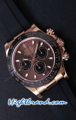 Rolex Daytona Everose Brown Dial Swiss Watch 26