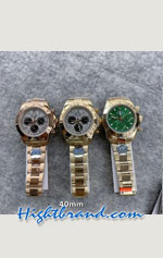 Rolex Daytona Yellow Gold 3Product 40MM Replica Watch 03