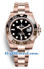 Rolex GMT Masters II Rose Gold Edition 3285 - Swiss Replica Watch 19