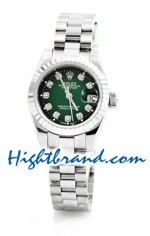 Rolex Replica Datejust Silver Ladies Watch 05