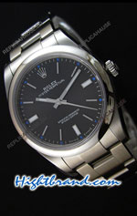 Rolex Oyster Perpetual Cal.3132 Swiss Black Dial Oyster Strap - Ultimate Replica Watch 02