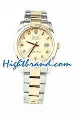 Rolex Replica Datejust Mens Watch - Pink Gold 01
