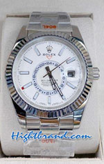 Rolex Sky Dweller White Dial 40mm Replica Watch 02