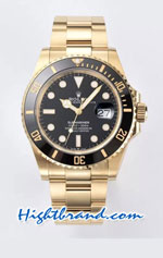 Rolex Submariner Gold 3235 Black Dial 41mm Swiss Clean Replica Watch 2