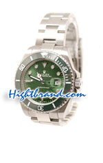 Rolex Replica Submariner Green Swiss Replica Watch 3135 Edition 10