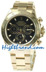 Rolex Replica Daytona Gold Swiss Watch 02
