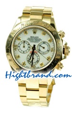 Rolex Replica Daytona Gold Swiss Watch 03