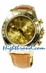 Rolex Replica Daytona Gold Swiss Watch 06