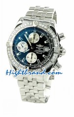Breitling Evolution Diamonds Bezel Swiss Replica Watch 02