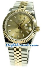 Rolex Replica Datejust Two Tone Swiss Watch 29