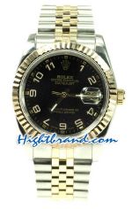 Rolex Replica Datejust Two Tone Swiss Watch 32