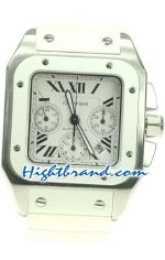 Cartier Santos 100 Swiss Replica Watch 14