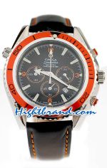 Omega Seamaster - Planet Ocean Leather Watch 13