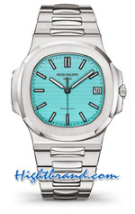 Patek Philippe Nautilus Tiffany Dial Swiss Replica Watch 05