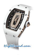 Richard Mille RM007 White Ladies Diamonds Swiss Replica Watch 01