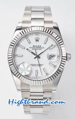 Rolex Datejust 41mm White Dial Swiss Replica Watch 06