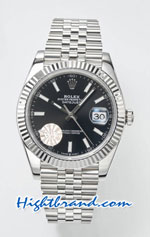 Rolex Datejust 41mm Black Dial Swiss Replica Watch 08