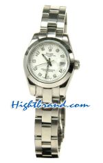 Rolex Replica Datejust Silver Watch Ladies 0821