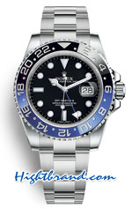 Rolex GMT Masters II Black Blue Edition 3285 - Swiss Replica Watch 16