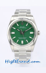 Rolex Oyster Perpetual 36MM Green Dial Swiss Replica Watch 06