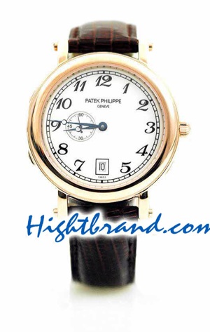 Patek Philippe Geneve Gold Swiss Replica Watch - 04