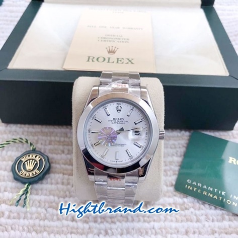 Rolex Datejust CanDY White Dial 41mm Replica Watch 01