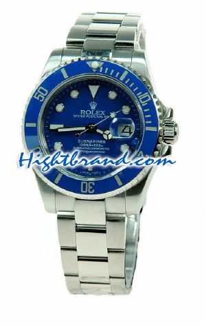 Rolex Submariner Blue Basel World Replica Watch 02