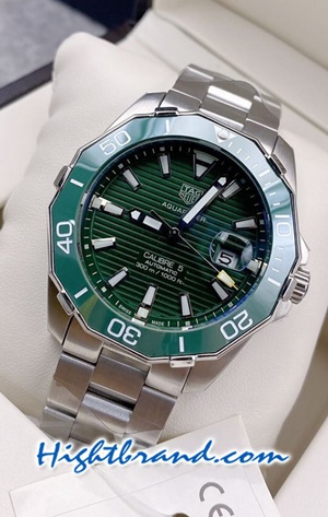 Tag Heuer Aquaracer Ceramic Green Dial 44mm Replica Watch 03