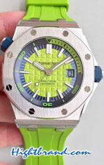 Audemars Piguet Royal Oak 15710 Diver Green Dial 42MM Swiss JF Replica Watch 04