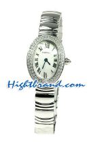 Cartier Baignoire Diamond Ladies Swiss Replica Watch 03