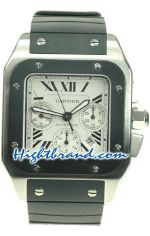Cartier Santos 100 Chronograph Swiss Replica Watch 12