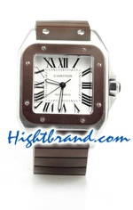 Cartier Santos 100 Swiss Replica Watch 5