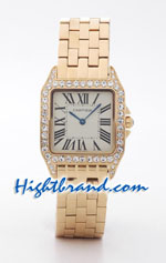 Cartier Santos Demioselle Replica Watch Gold Mens-1
