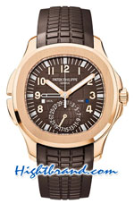 Patek Philippe Aquanaut Travel Time Rose Gold Swiss Replica Watches 02