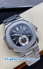 Patek Philippe Nautilus 5980/1A-019 Black Dial Swiss PPF Replica Watch 02