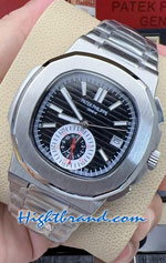Patek Nautilus 5980/1A Chronograph Black Dial 40mm Replica Watch 01
