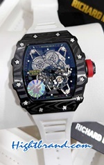 Richard Mille RM035-01 Rafael White Rubber Replica Watch 02