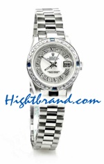 Rolex Replica Datejust Silver Ladies Watch 04
