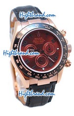Rolex Replica Daytona Dark Chocolate Swiss Watch 11