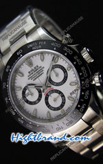 Rolex Replica Daytona White Super Swiss Watch 24