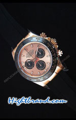 Rolex Daytona Everose Rose Gold Dial Swiss Watch 22